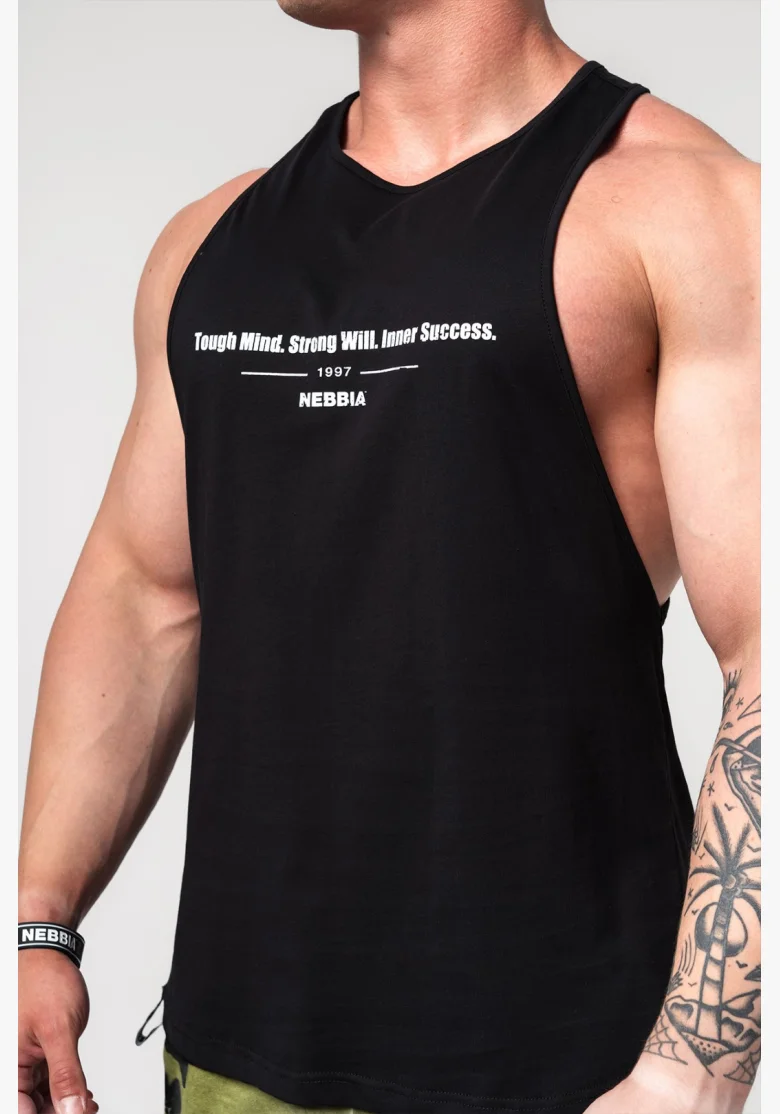 NEBBIA Fitness tielko FLEXIN' čierne