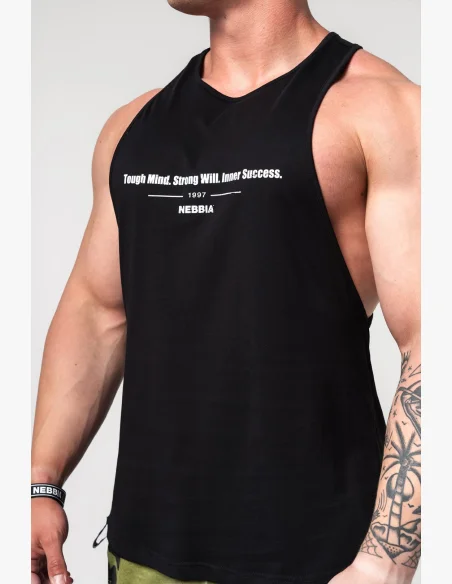 NEBBIA Fitness tielko FLEXIN' čierne