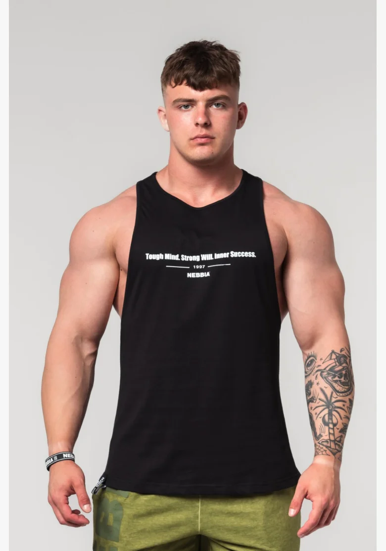 NEBBIA Fitness tielko FLEXIN' čierne