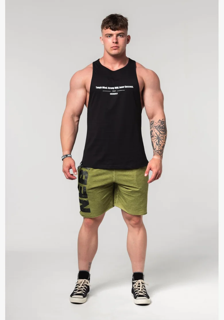 NEBBIA Fitness tielko FLEXIN' čierne