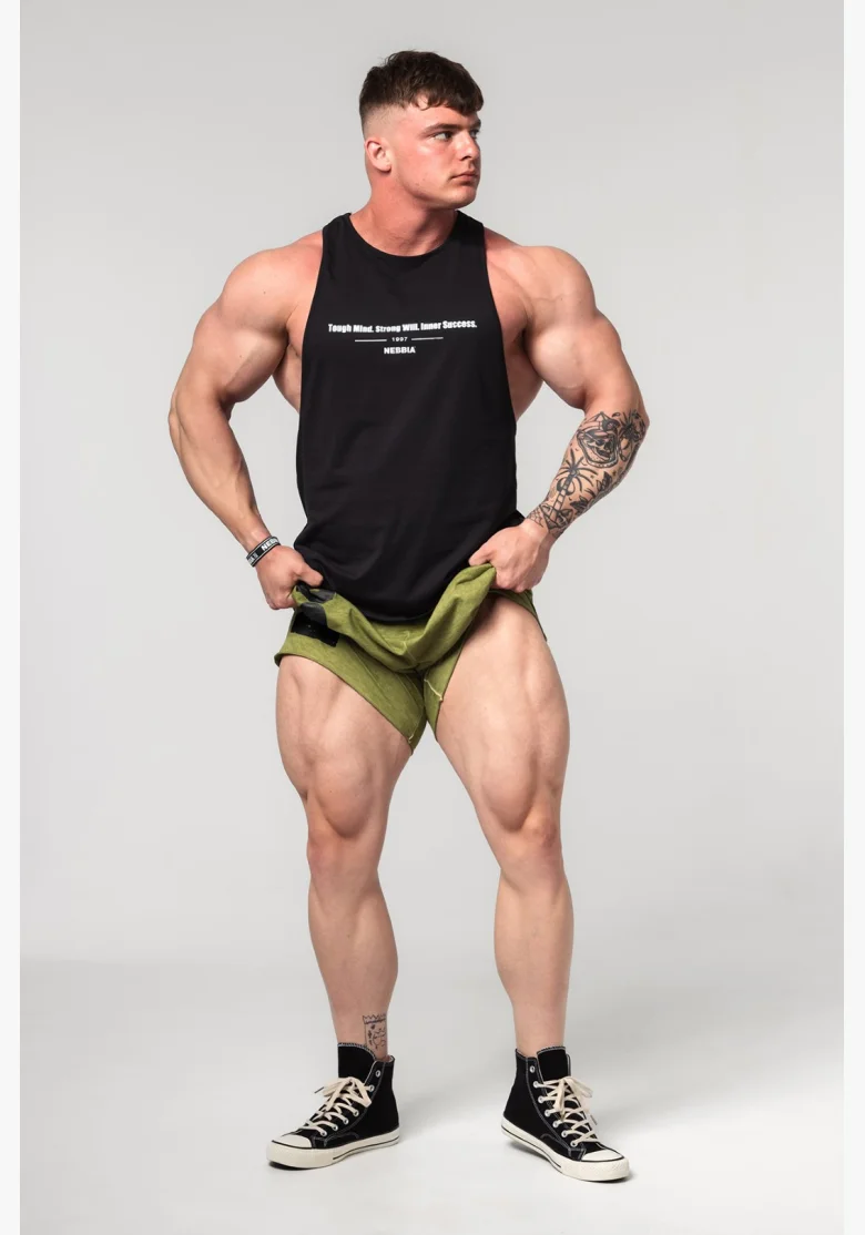 NEBBIA Fitness tielko FLEXIN' čierne