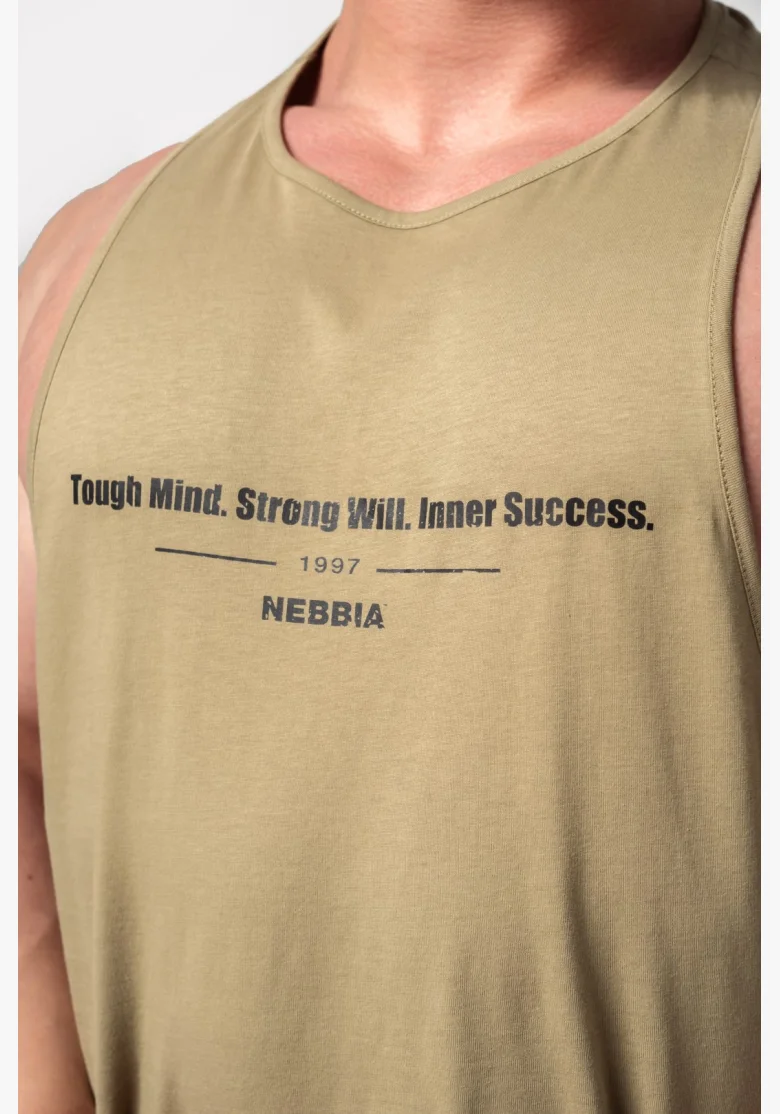 NEBBIA Fitness top FLEXIN' zelený