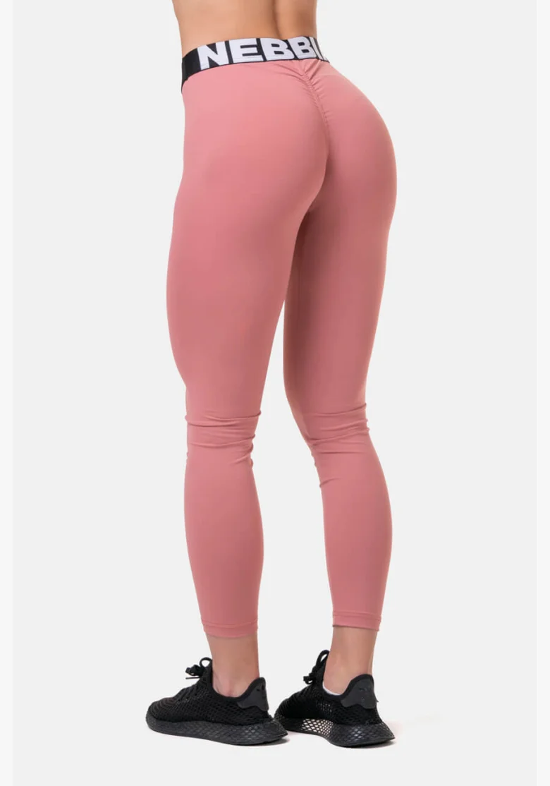 NEBBIA Squat HERO Scrunch Butt legíny ružová