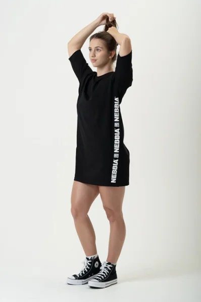NEBBIA GYM ESSENTIALS Oversized tričko červené