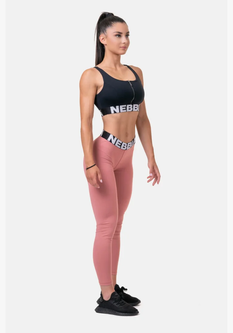 NEBBIA Squat HERO Scrunch Butt legíny ružová
