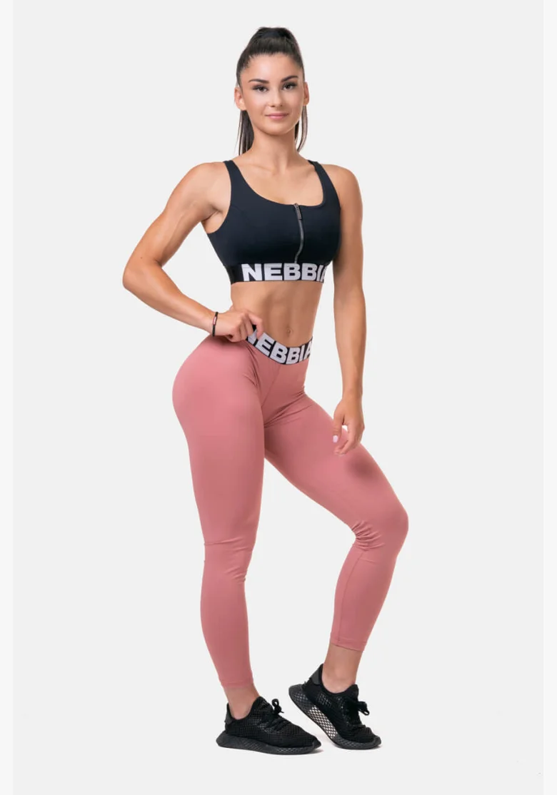 NEBBIA Squat HERO Scrunch Butt legíny ružová