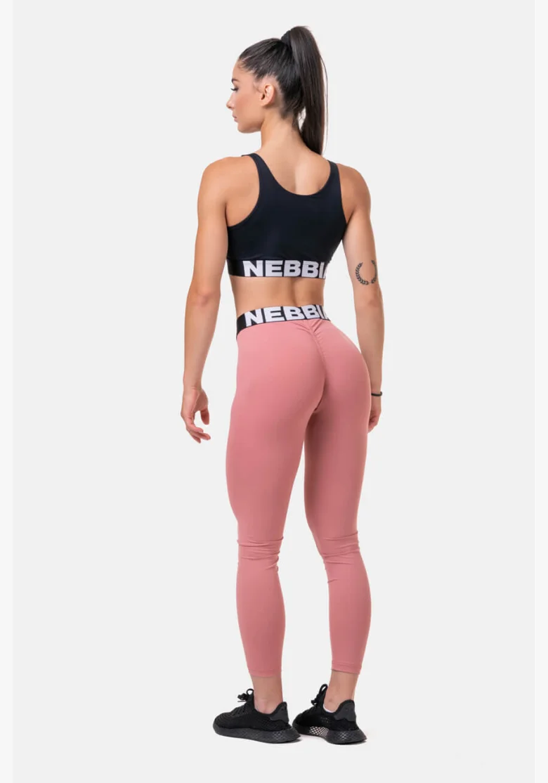 NEBBIA Squat HERO Scrunch Butt legíny ružová