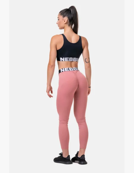 NEBBIA Squat HERO Scrunch Butt legíny ružová