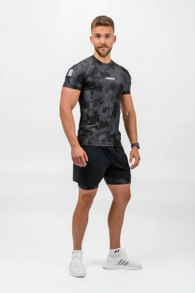 NEBBIA GYM ESSENTIALS Oversized tričko čierne 2
