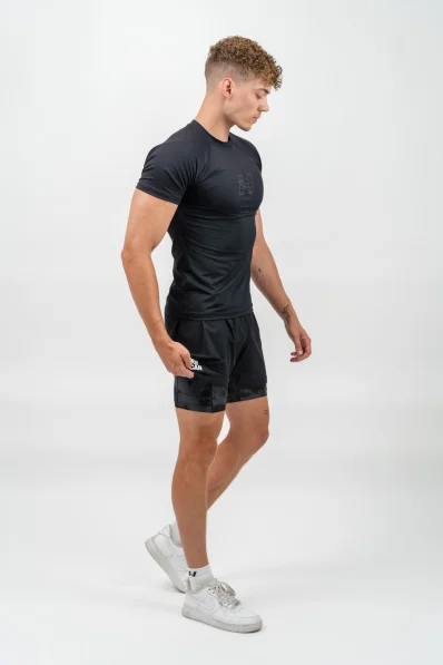 NEBBIA • NEBBIA Kompresné Športové Tričko ENDURANCE čierne • Nebshop.sk 2