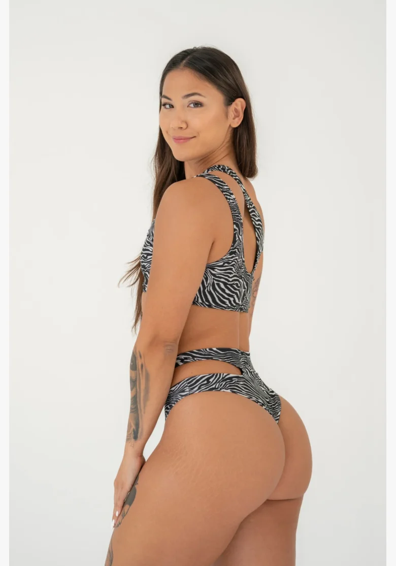 NEBBIA SÃO GONÇALO bikiny horný diel - zebra