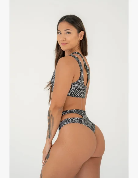 NEBBIA SÃO GONÇALO bikiny horný diel - zebra