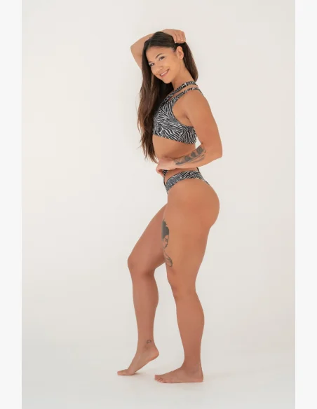 NEBBIA SÃO GONÇALO bikiny horný diel - zebra