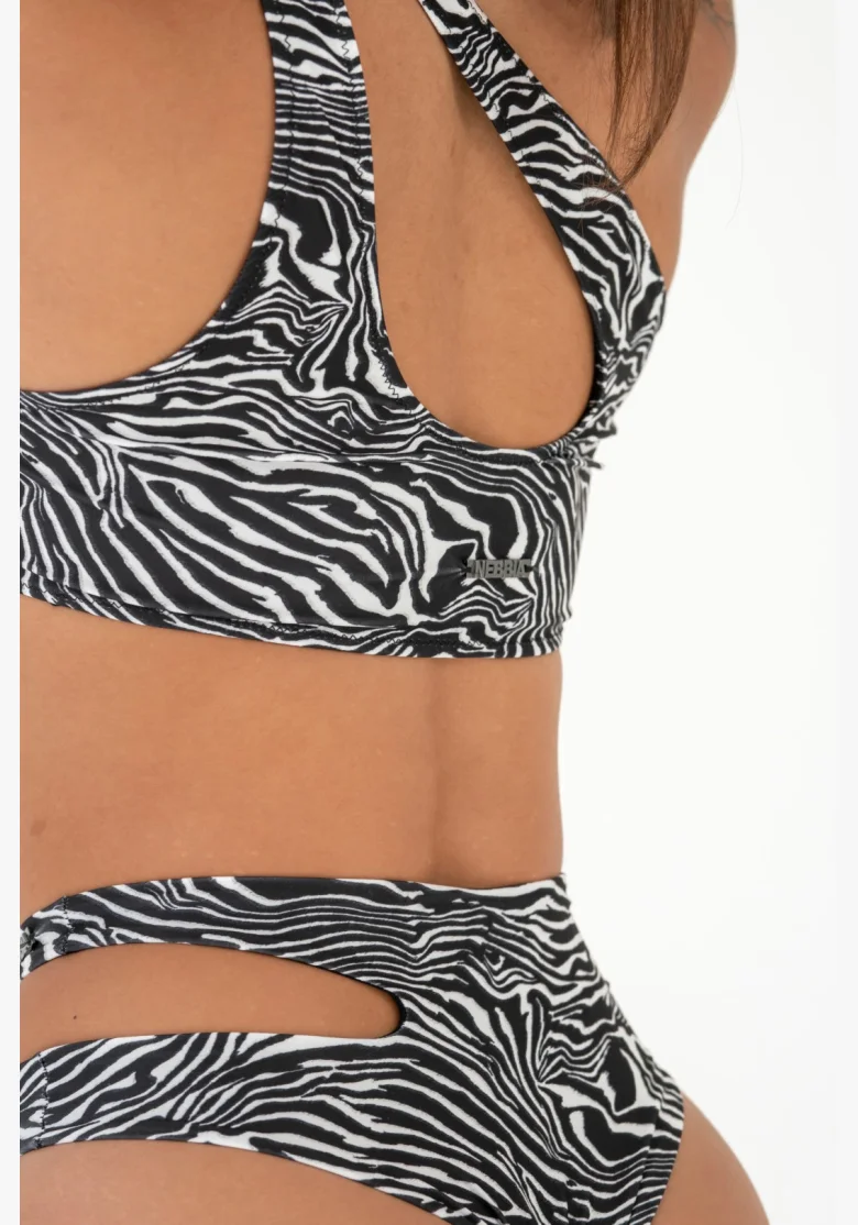 NEBBIA SÃO GONÇALO bikiny horný diel - zebra