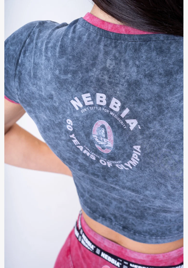 NEBBIA Washed crop top GOLDEN AGE