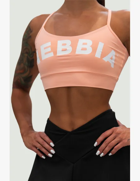NEBBIA Športová podprsenka GYM HERO oranžová