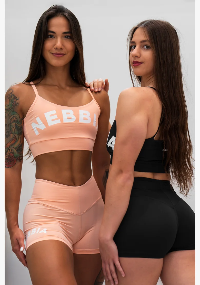 NEBBIA Športová podprsenka GYM HERO oranžová