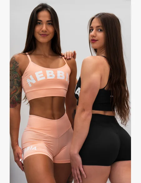 NEBBIA Športová podprsenka GYM HERO oranžová