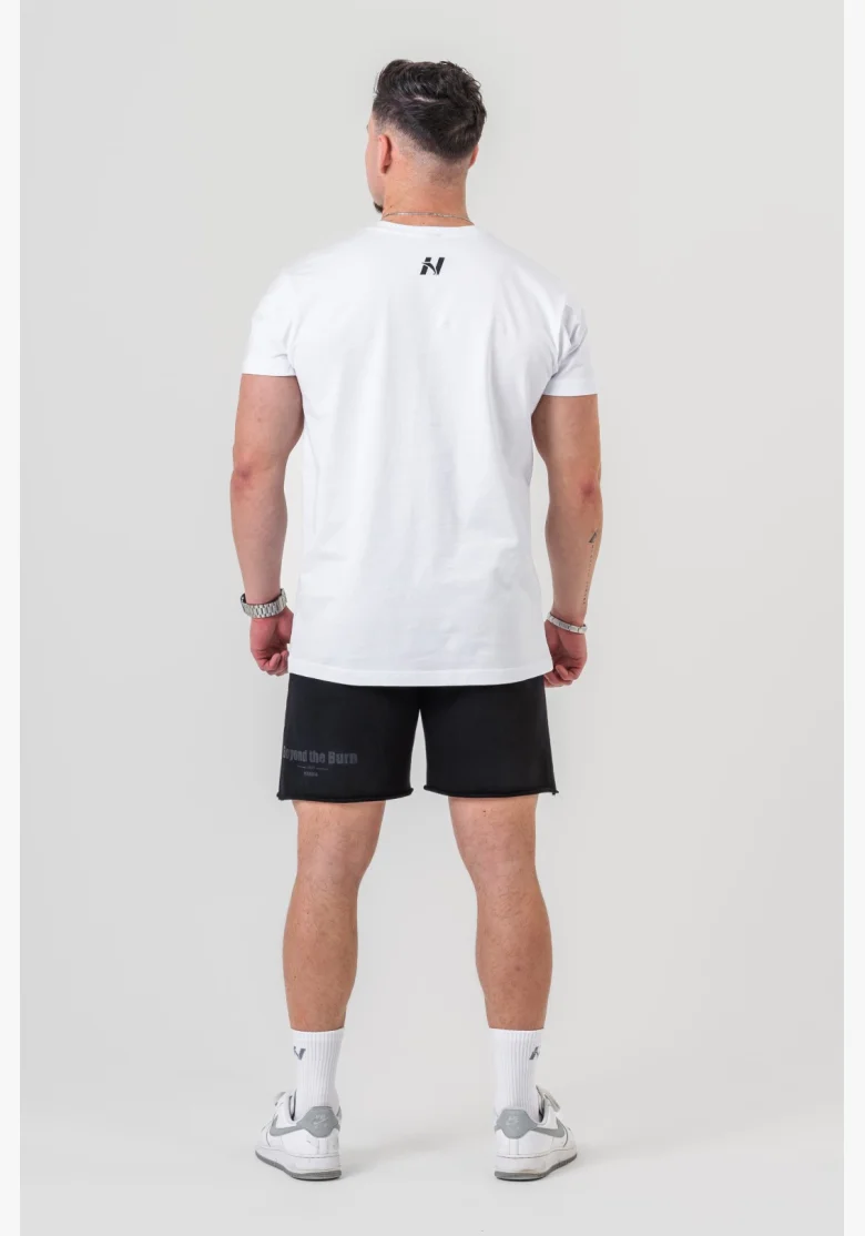 NEBBIA GYM ESSENTIALS tričko biele