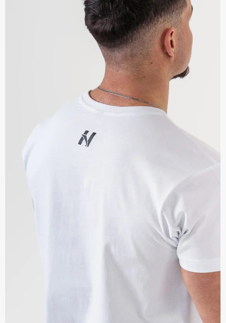 NEBBIA GYM ESSENTIALS tričko biele