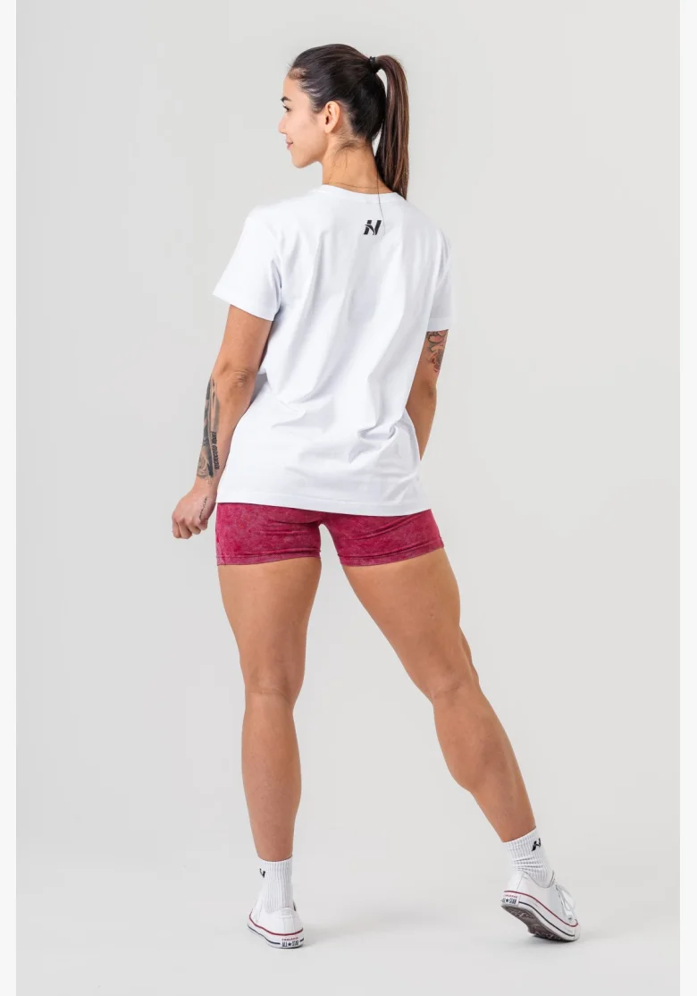 NEBBIA GYM ESSENTIALS tričko biele