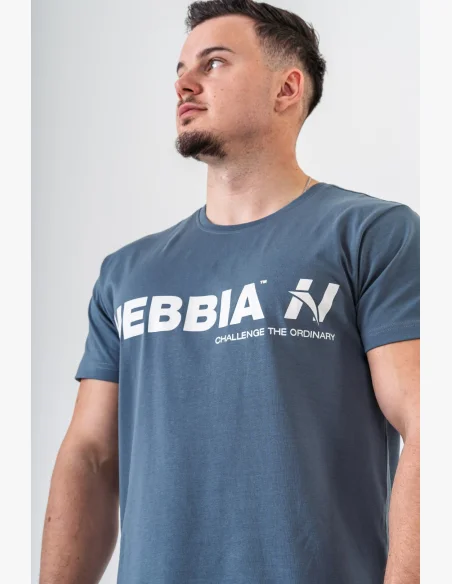 NEBBIA GYM ESSENTIALS tričko šedé