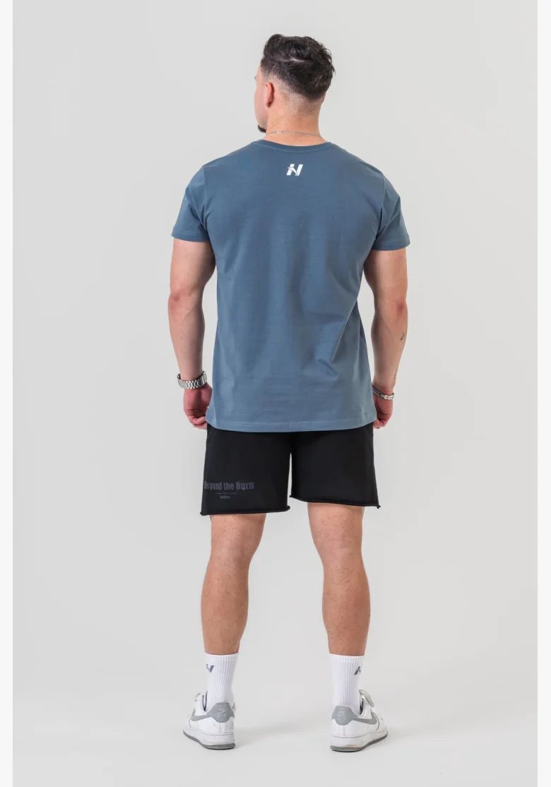 NEBBIA GYM ESSENTIALS tričko šedé