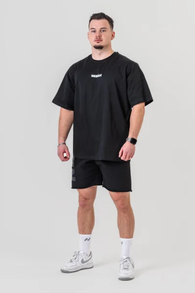 NEBBIA • NEBBIA GYM ESSENTIALS Oversized tričko čierne • Nebshop.sk 2