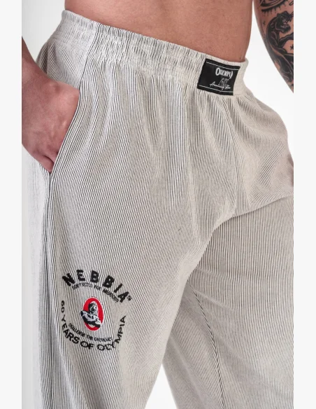 NEBBIA Oversized tepláky SIGNATURE čierne