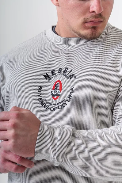 NEBBIA • NEBBIA Oversized mikina bez kapuce SIGNATURE čierna • Nebshop.sk 2