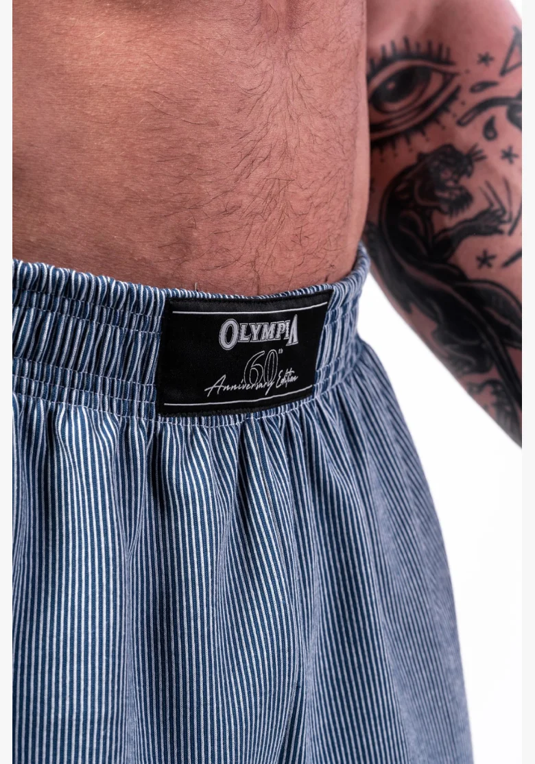 NEBBIA Oversized tepláky SIGNATURE modré