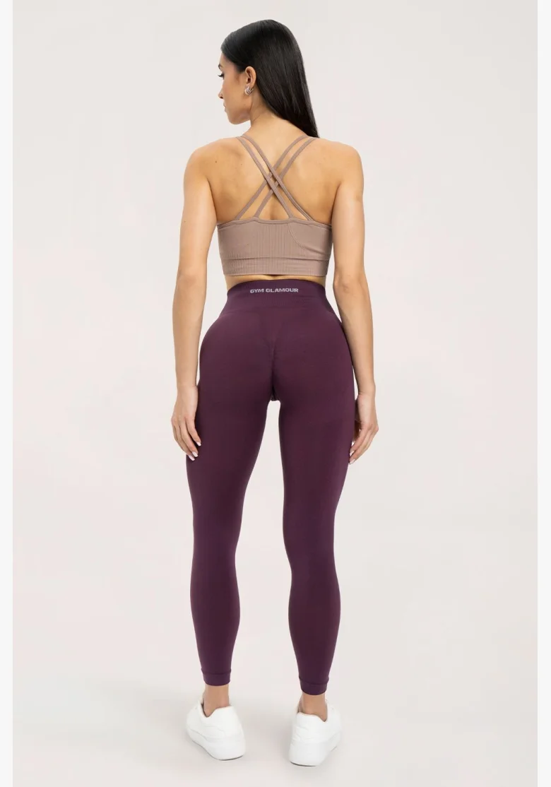 Gym Glamour Legíny flexible 2.0 Vino Rosso
