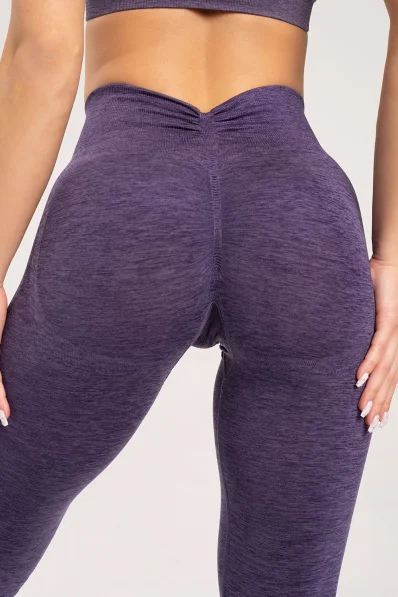 Gym Glamour Legíny seamless deep push up slivková • Nebshop.sk 2
