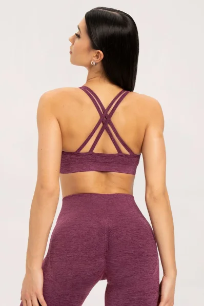 Gym Glamour Podprsenka seamless cherry • Nebshop.sk 2
