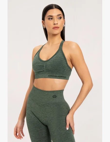 Gym Glamour Podprsenka seamless Green