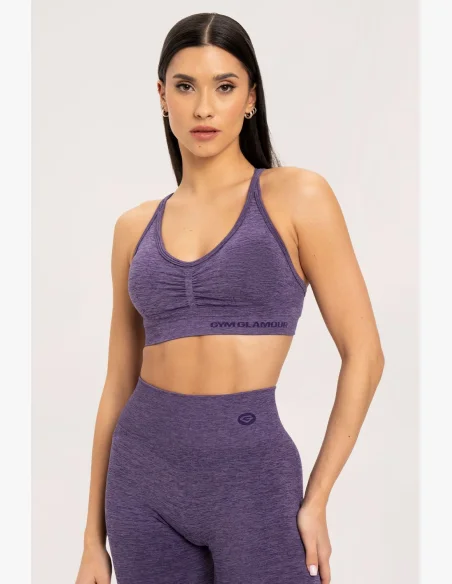Gym Glamour Podprsenka seamless Plum