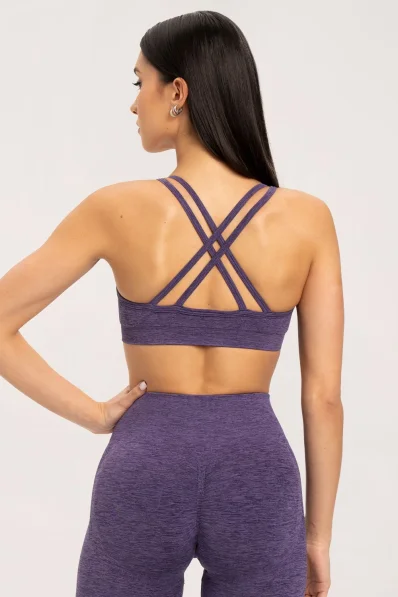 Gym Glamour Podprsenka seamless slivková • Nebshop.sk 2