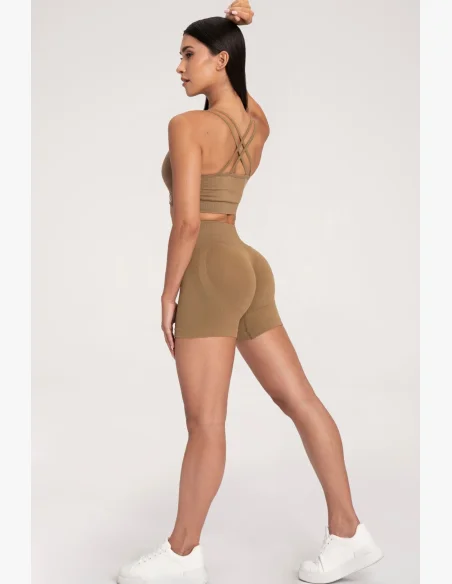 Gym Glamour Šortky push up 2.0 Safari