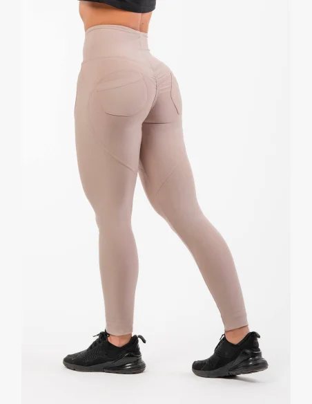 NEBBIA Lifting Effect Bubble Butt legíny s vysokým pásom béžová
