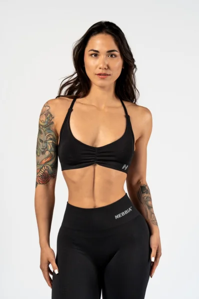 NEBBIA Opraná mikina na zips GYM BRO hnedá