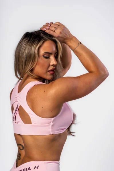 NEBBIA • NEBBIA Športová podprsenka STRONG BEAUTY ružová • Nebshop.sk 2