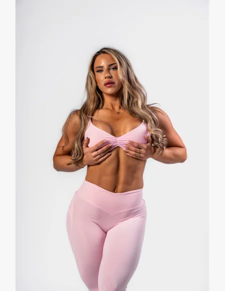 NEBBIA Športová podprsenka STRONG BEAUTY ružová