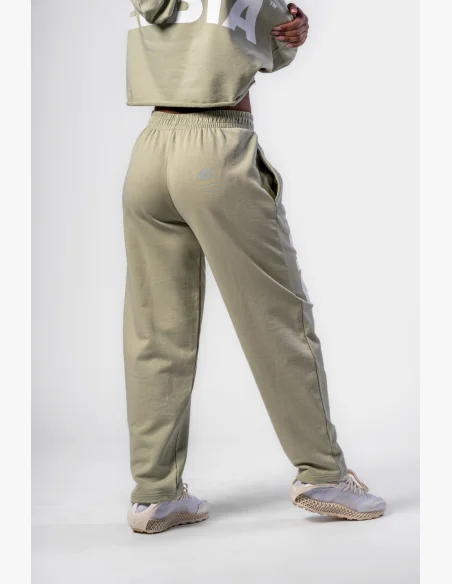 NEBBIA Voľné baggy tepláky BOYFRIEND STYLE svetlo zelené