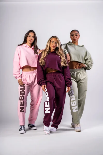 NEBBIA • NEBBIA Voľné baggy tepláky BOYFRIEND STYLE ružové • Nebshop.sk 2