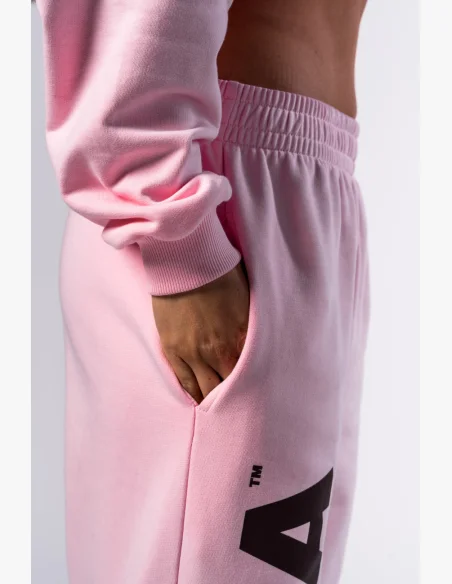 NEBBIA Voľné baggy tepláky BOYFRIEND STYLE ružové