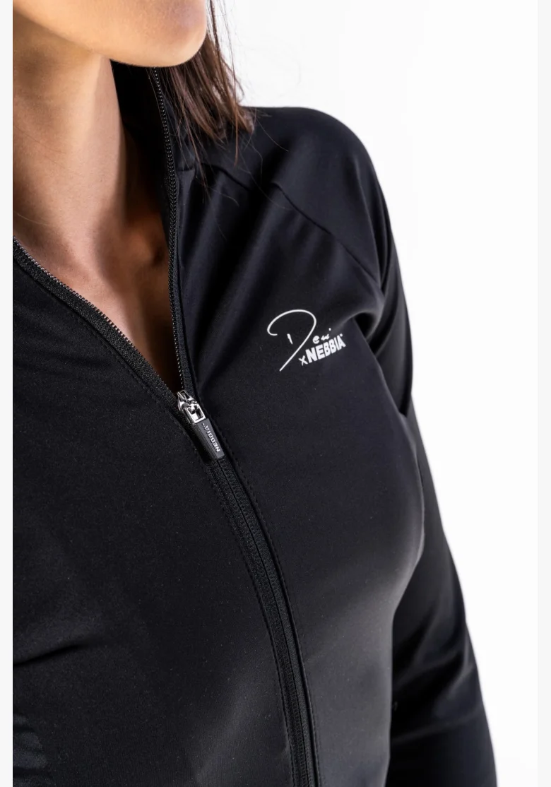 NEBBIA Deni x NEBBIA Fitness tracktop na zips