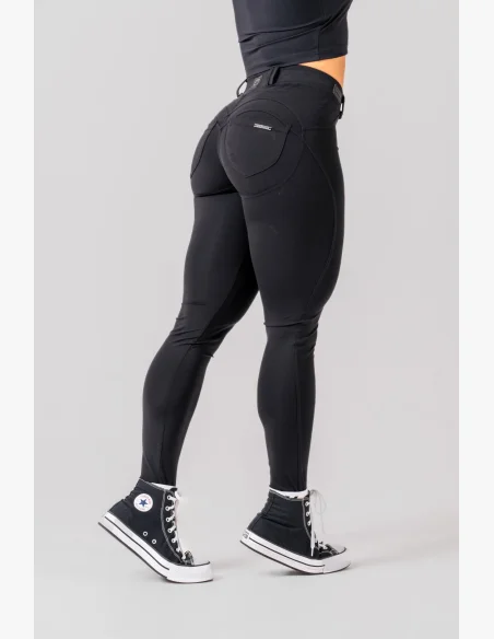 NEBBIA Bubble Butt legíny 2.0 MAXIMUM PUSH-UP čierne