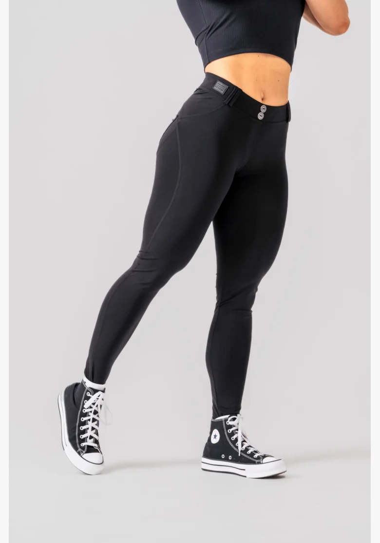 NEBBIA Bubble Butt legíny 2.0 MAXIMUM PUSH-UP čierne