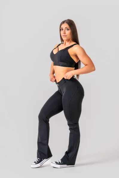 NEBBIA • NEBBIA Rozšírené Bubble Butt legíny 2.0 POWER LIFT čierne • NebShop