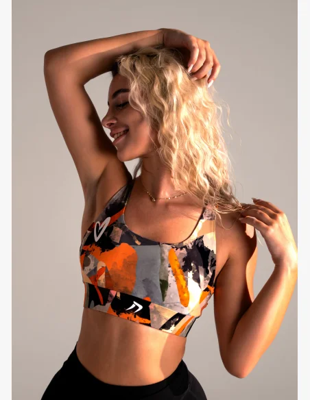 KFIT Podprsenka Camo Burst Y